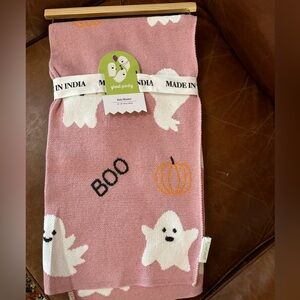 Pink Ghost Party Baby Blanket